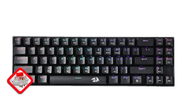 کیبورد بازی مکانیکی ردراگون  مدل Deimos K599 redragon Deimos K599 KRS Gaming Keyboard